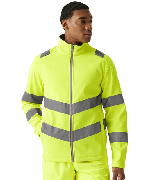 RG557 Hi-Viz Soft Shell Jacket